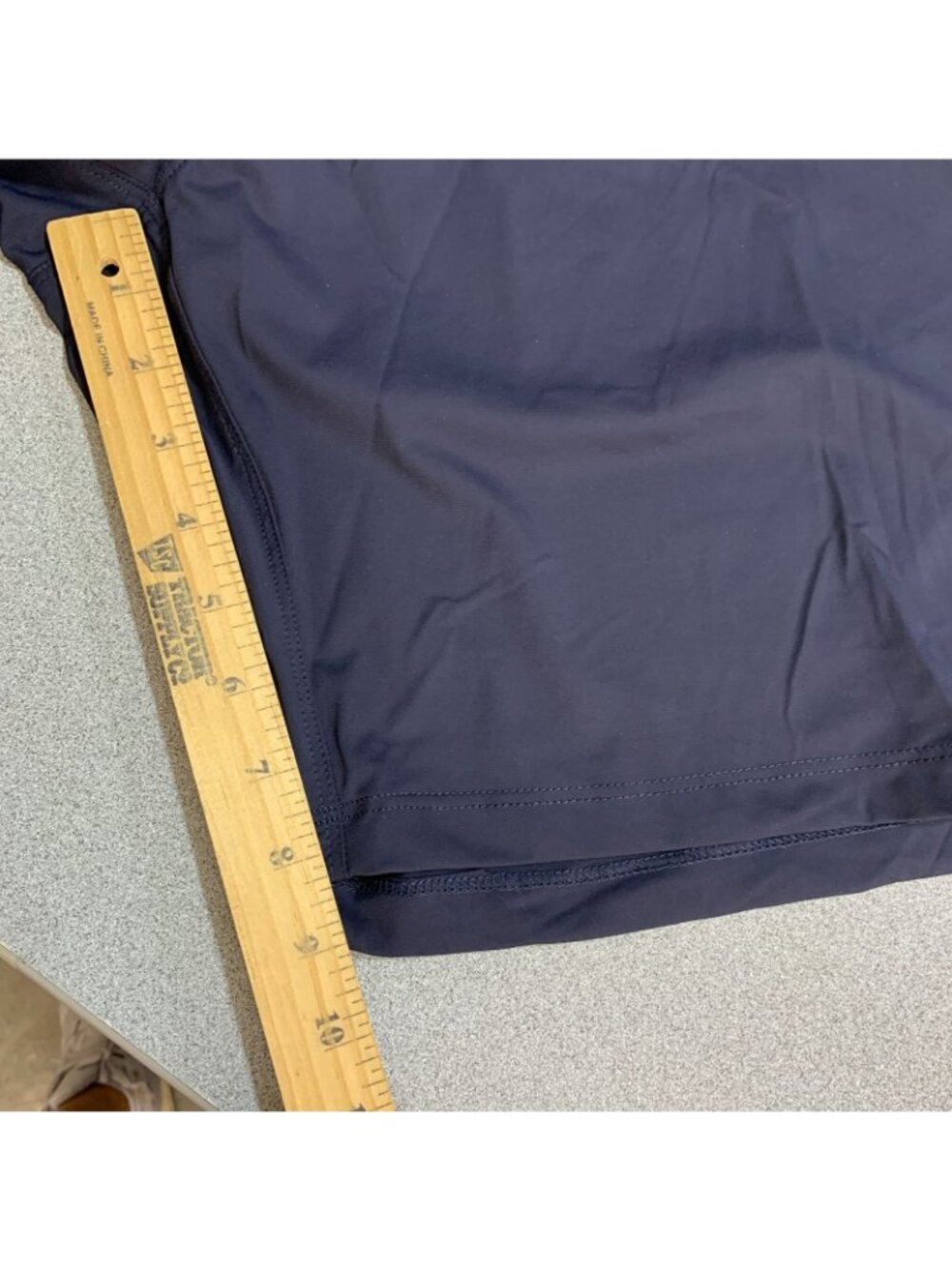 NWT Infinity Men's 38 Navy Performance Shorts With Stretch Waistband & Moisture - Picture 6 of 12